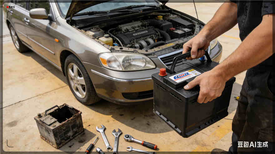 荣县汽车换电瓶电话【案例】